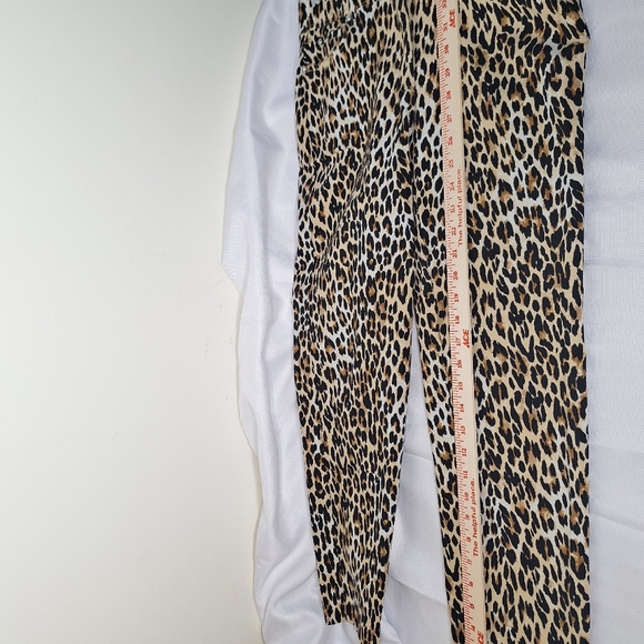Verve Blues leopard print jeans stretch waist size 12. - Picture 5 of 7
